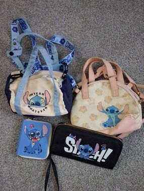 Small Lot Stitch Bags and Wallet Set -